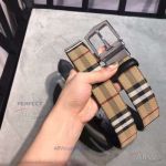 AAA Quality Burberry Vintage Check Leather Belt For Men